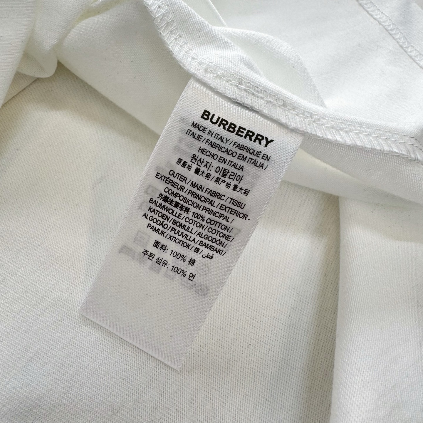 【原單】BURBERRY EKD Cotton T-shirt 戰馬騎士印花短袖Tee