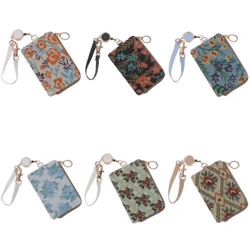 日本🗾品牌可伸縮L形拉鏈式證件套匙扣現貨💞