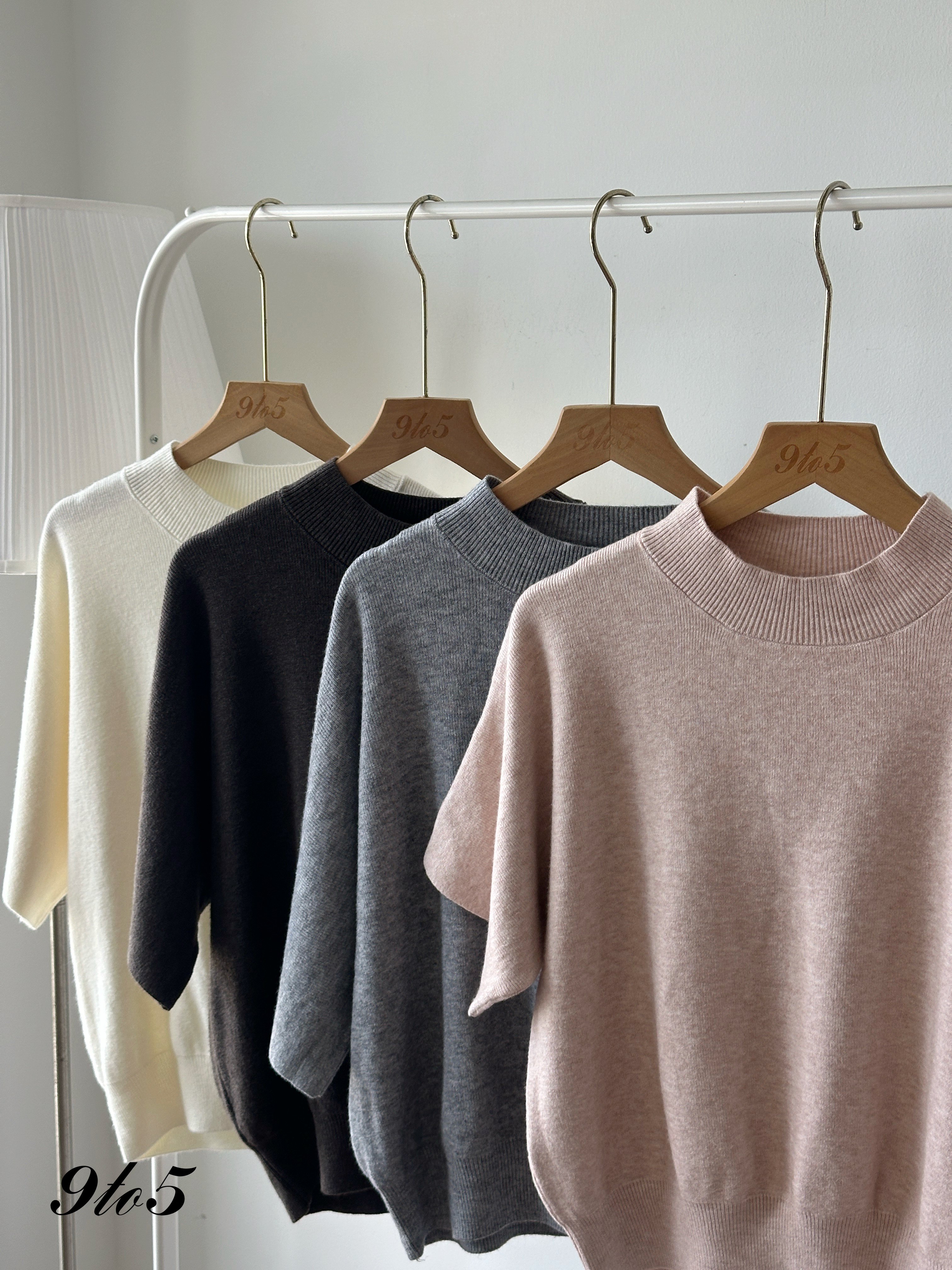 T4300 Mock Neck Knit Top - 4 Colors 