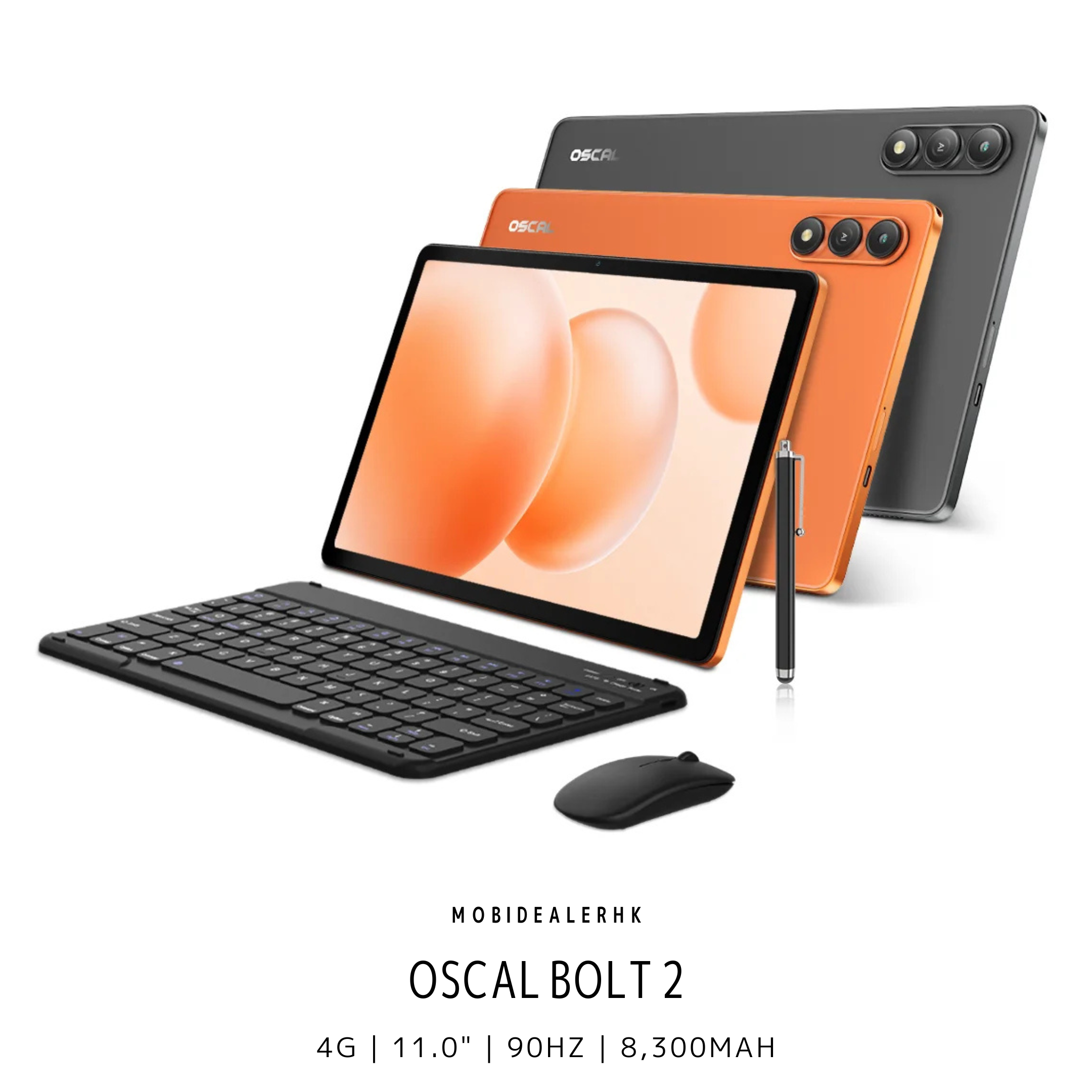 Oscal Bolt 2 | 4G | 平板電腦 | 11.0" | 90Hz 護眼大屏 | 8300mAh 大電池