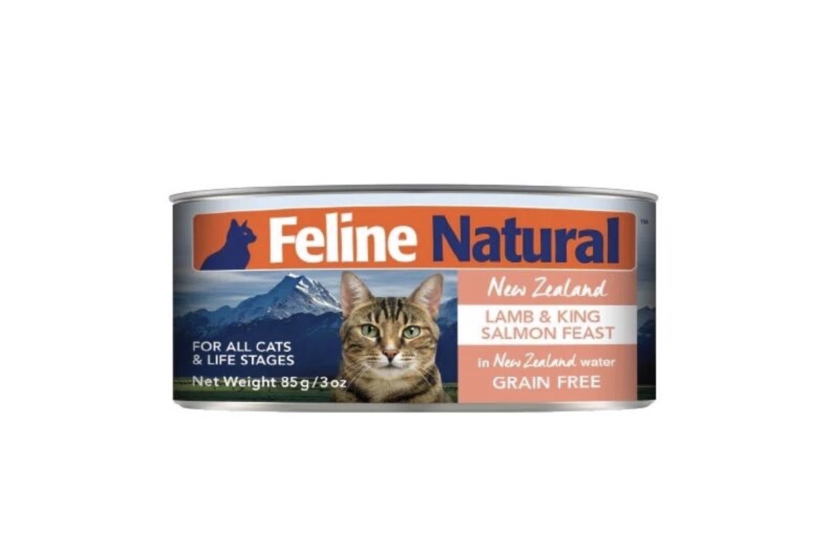 Feline Natural F9 - 羊肉及三文魚盛宴 貓罐 85g