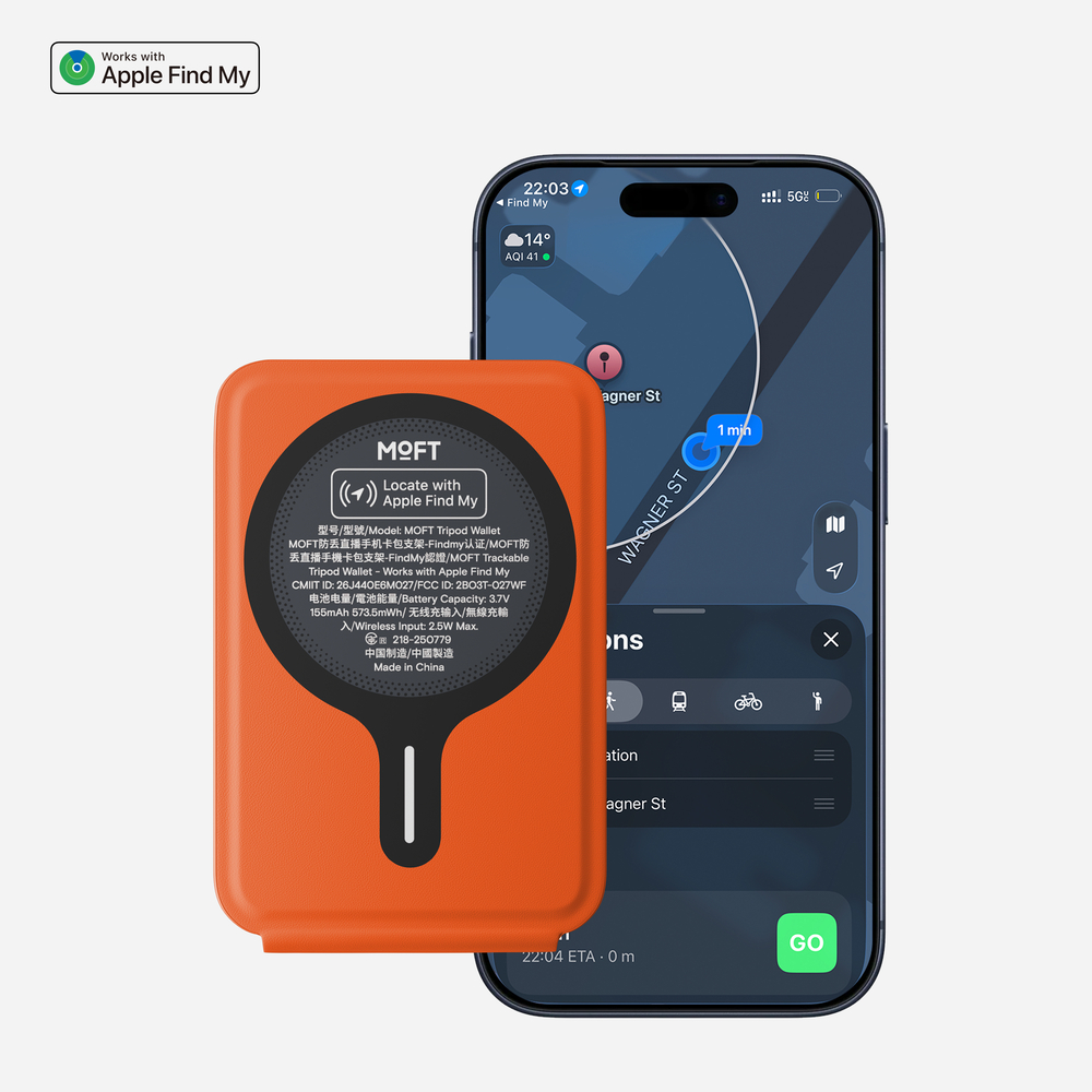 MOFT MS0207WF Trackable Tripod Wallet (可追蹤磁吸手機三腳架卡包）