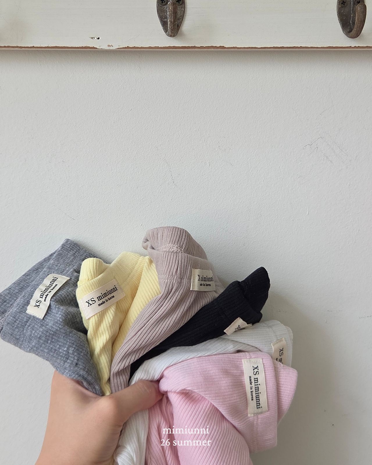 Mimiunni | 1+1 soft leggings (Black+Grey L105-115)