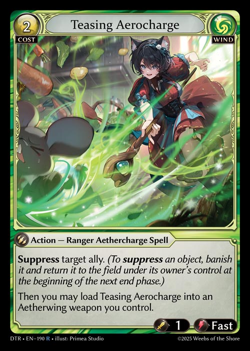 Teasing Aerocharge / DTR-190 (R)