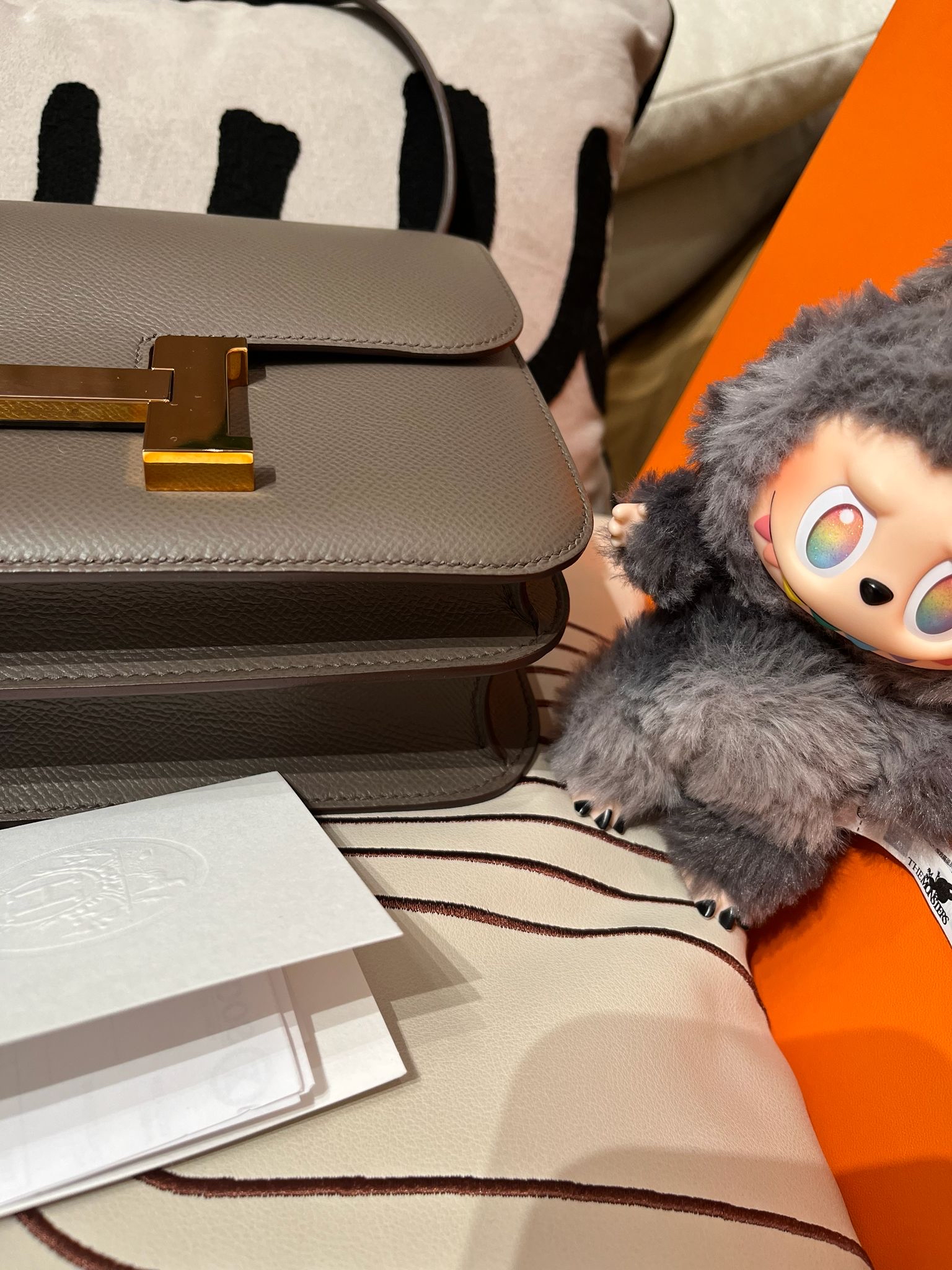 Hermes constance 24,STAMP D,ETAIN,100%Authentic, 98% new  ✅專門店收據✅Dust bag✅Box