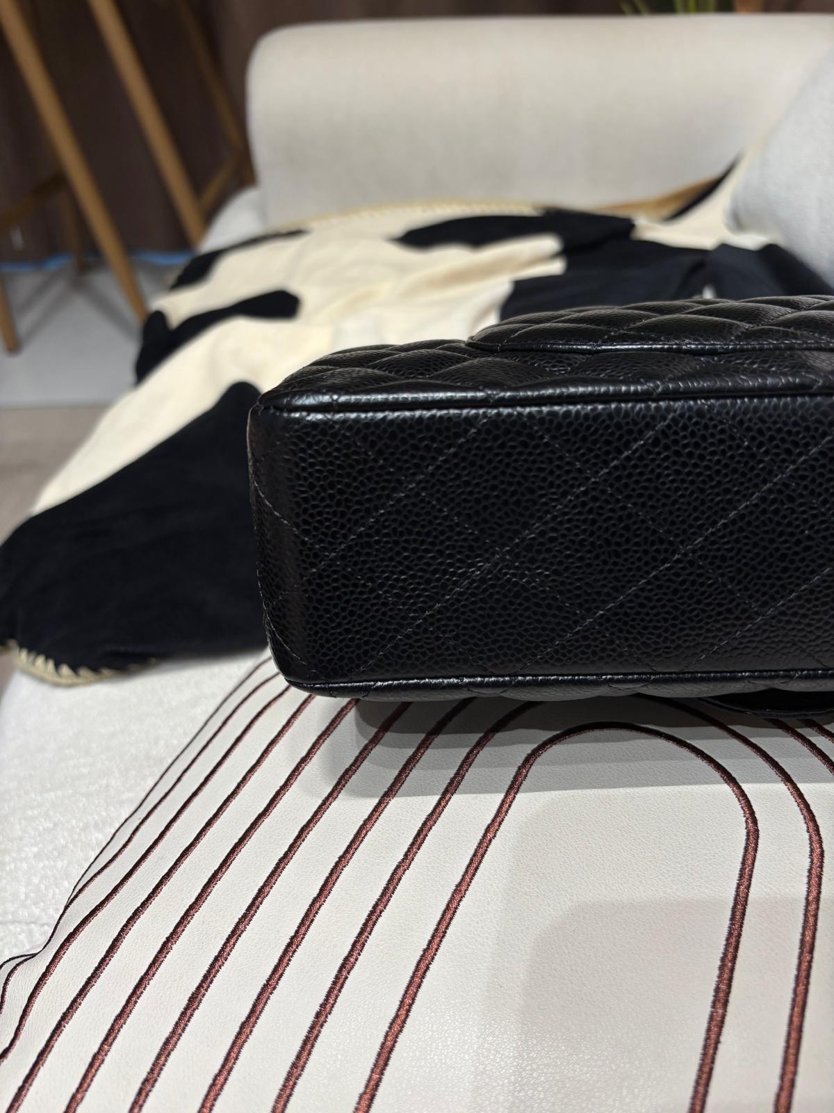 Chanel Classic A01112 黑色荔枝牛皮金鏈 100%Authentic, 98%New ✅收據✅Card✅Dust bag✅Box