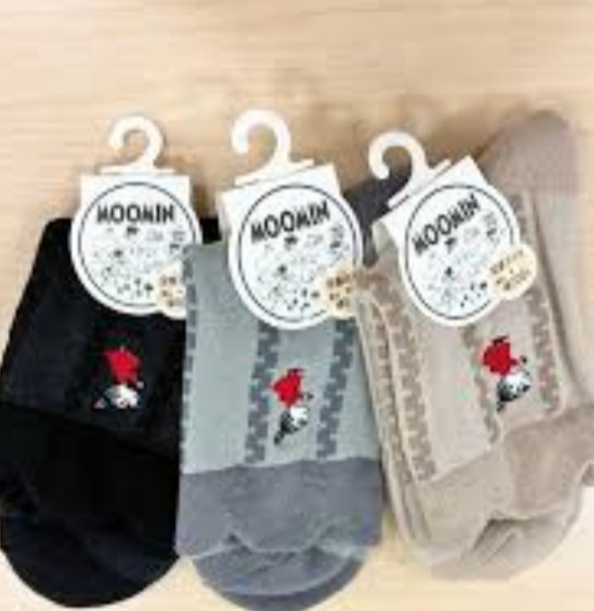 Moomin 阿美襪(灰色）MNL-76-3819