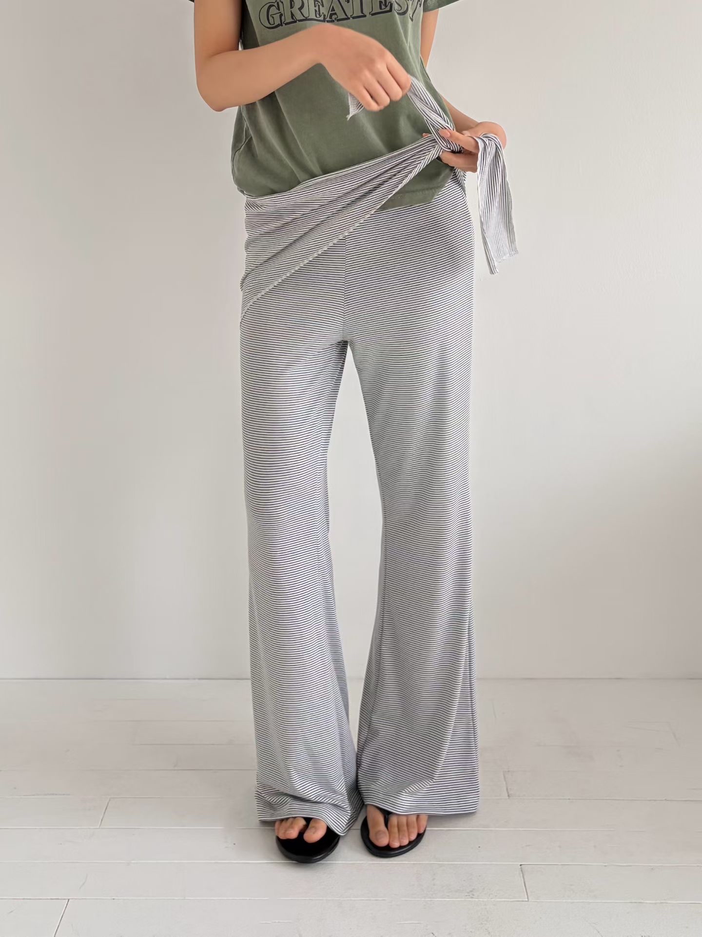 Pants with scarf
