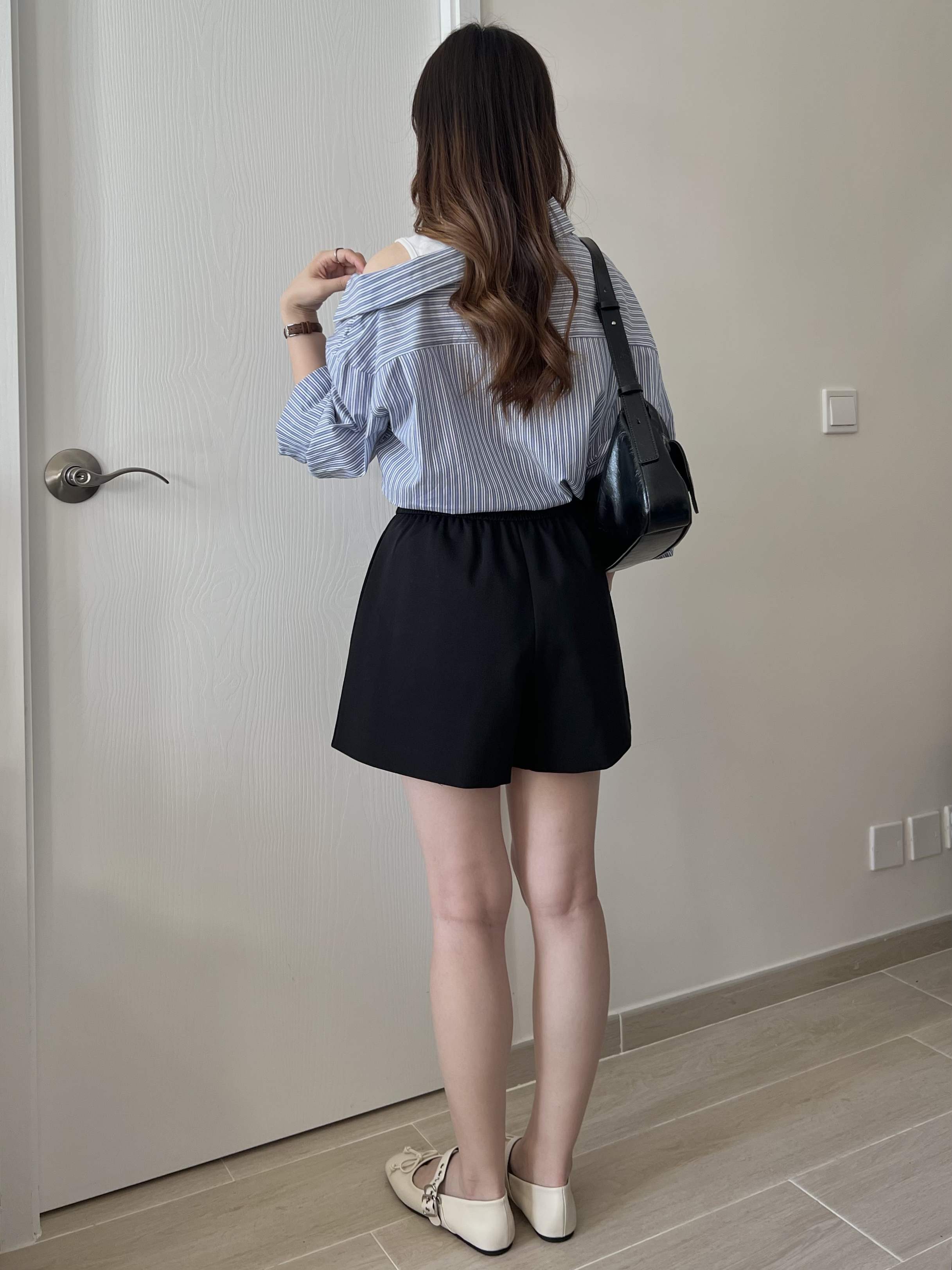 自留推薦假兩件恤衫 現貨