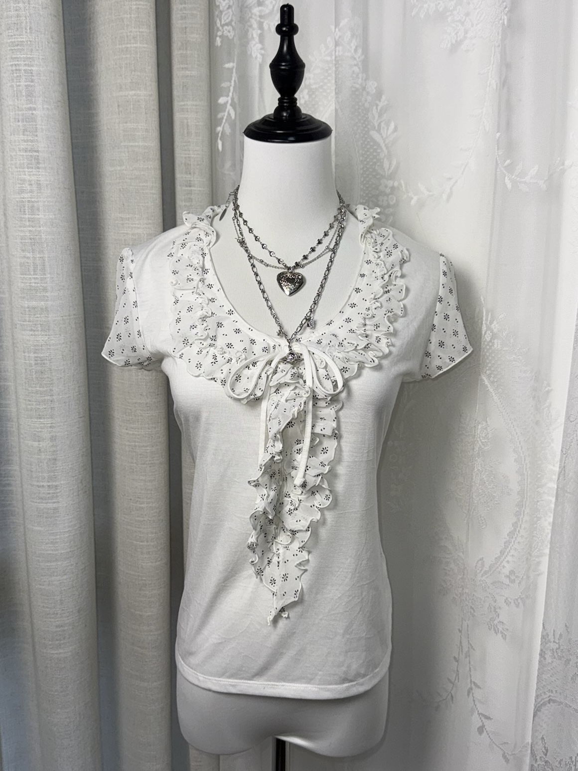 Nana J-Fashion Sweet Retro Flower Top