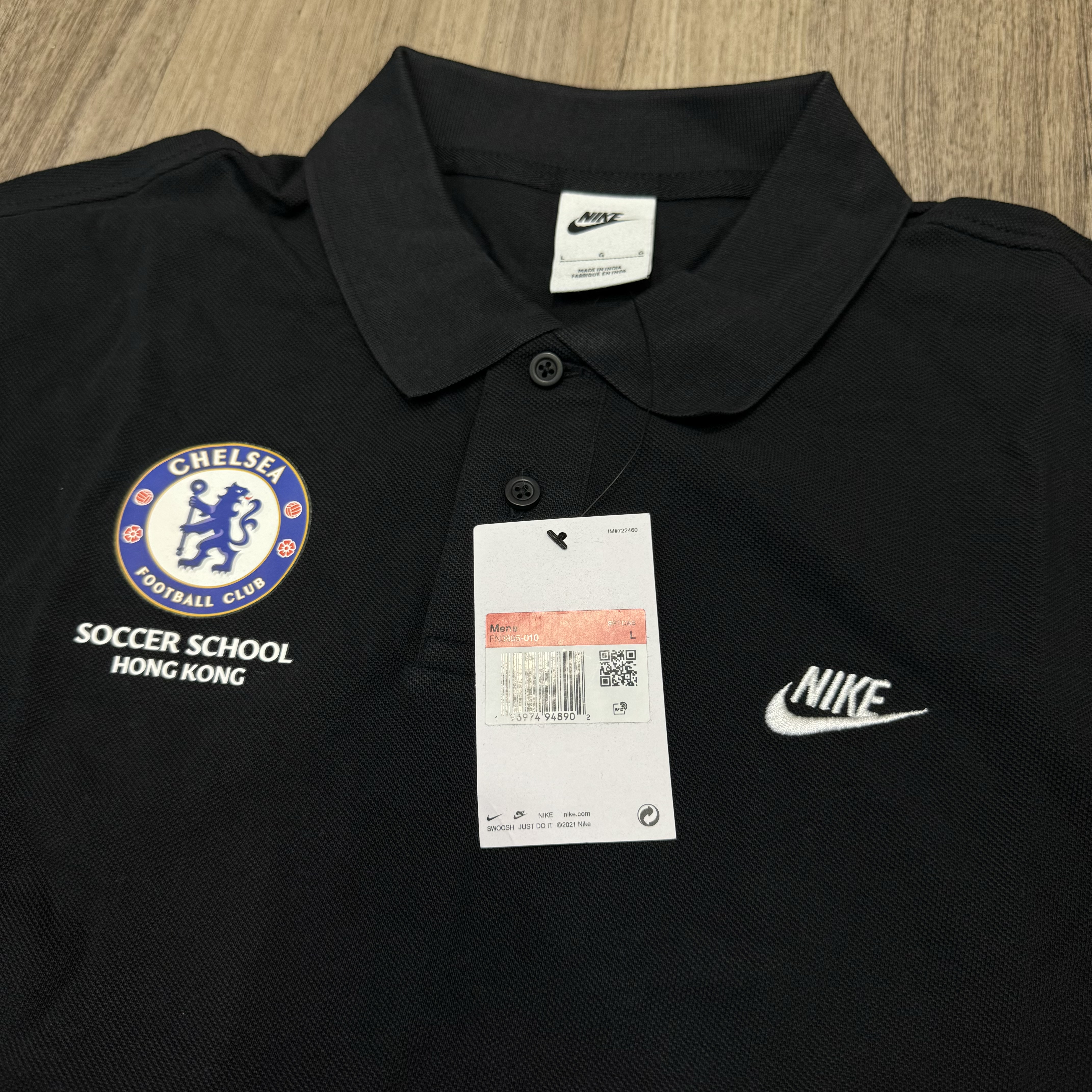 Chelsea Hong Kong soccer school staff polo (Bnwt)