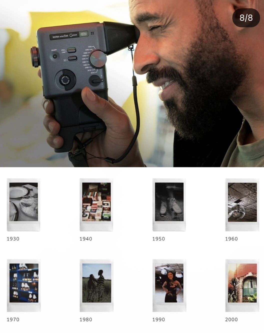 Fujiflim instax mini Evo Cinema 三合一混合型即影即有相機