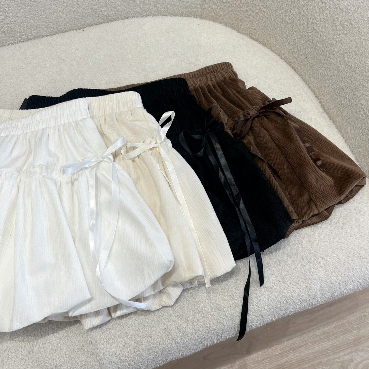 Bkk秋冬款 雙蝴蝶結綁帶蛋糕裙