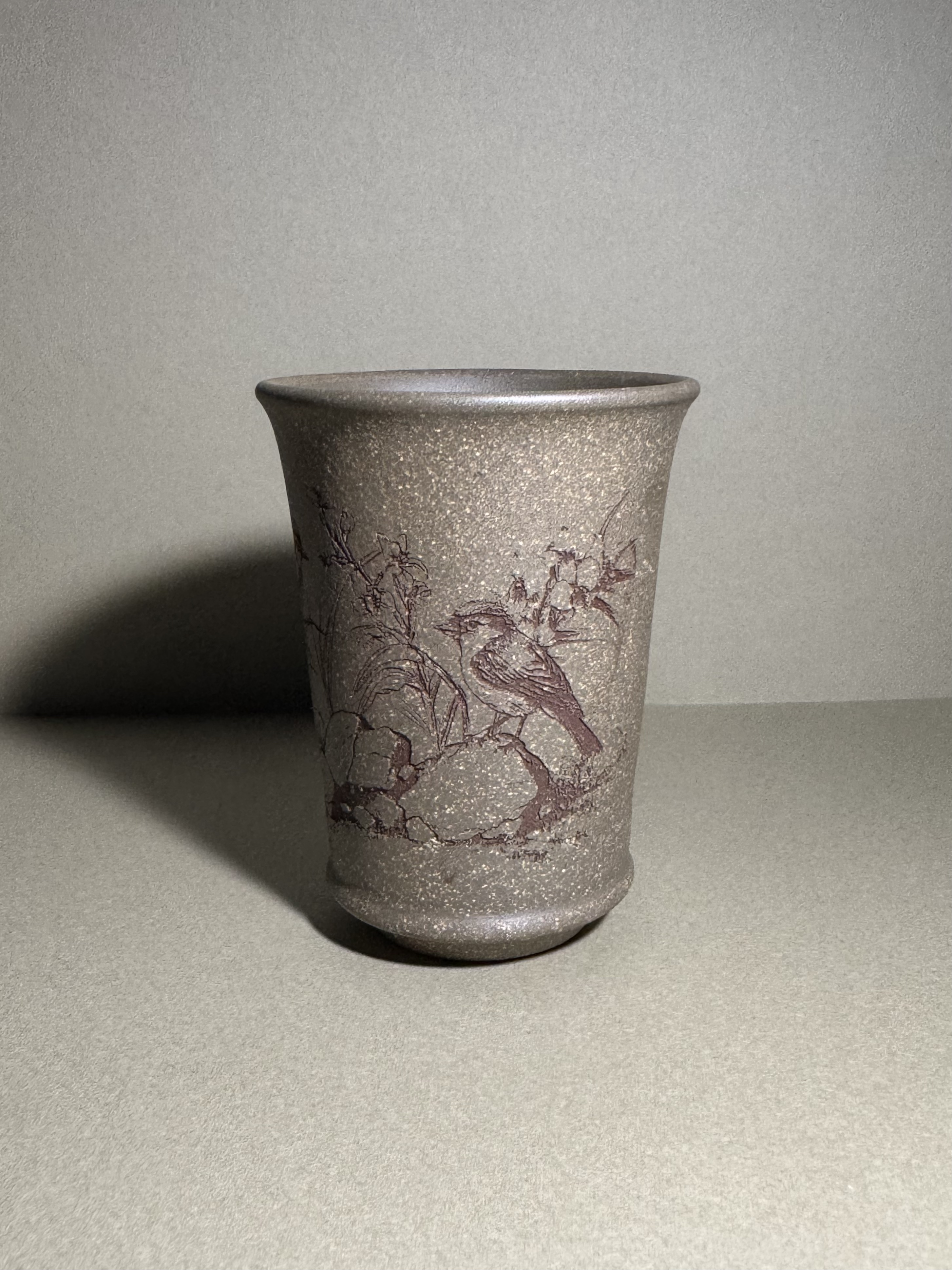 宜興紫砂｜青段泥品茗杯（高杯型）