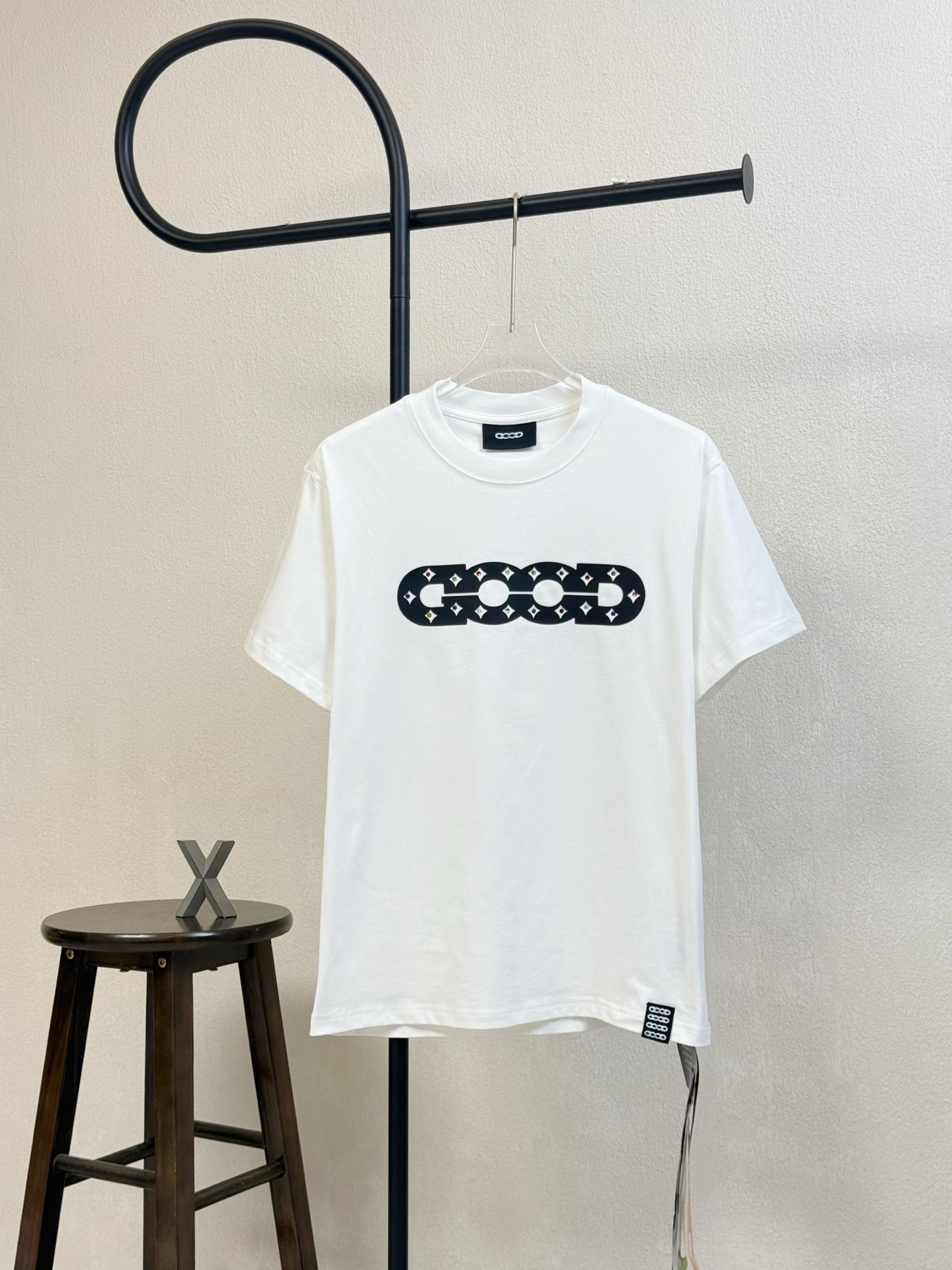 GOODBRAND Diamond Crystal Oversized Tee