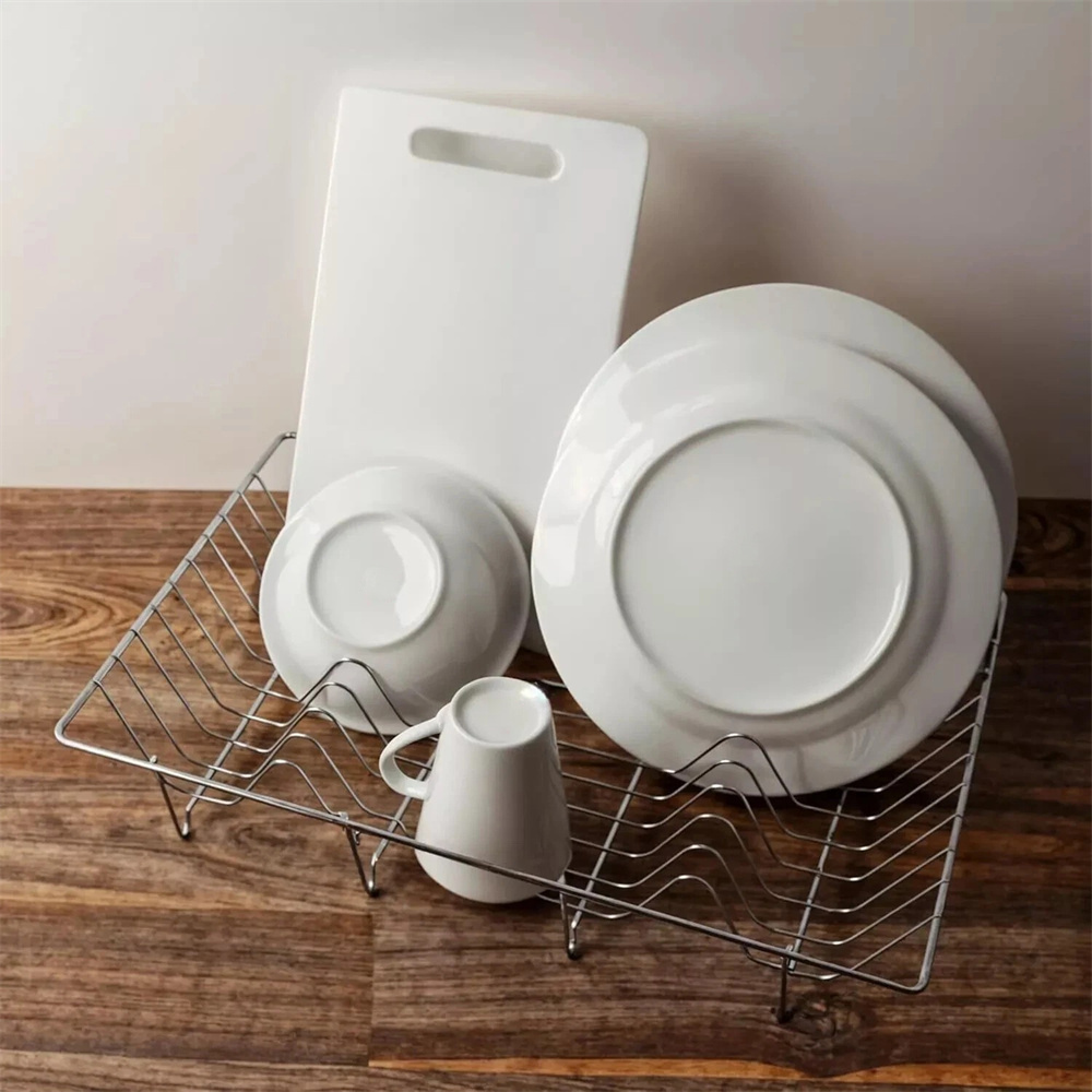 廚房瀝水雙拱碗架 銀色 UB0255