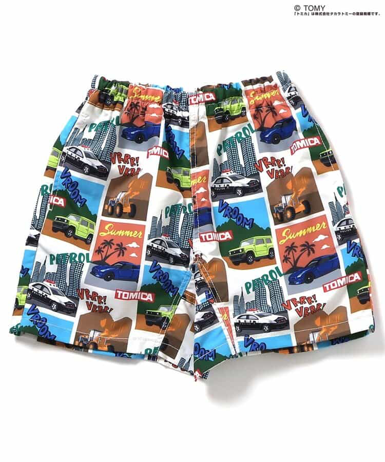 🇯🇵預訂 日本直送🇯🇵Breeze x Tomica系列兩色車車滿印水陸兩用短褲