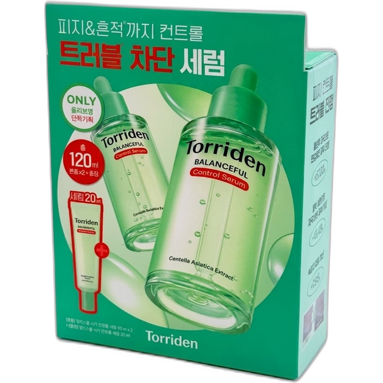Torriden Balanceful 積雪草控油去痘舒緩精華套裝