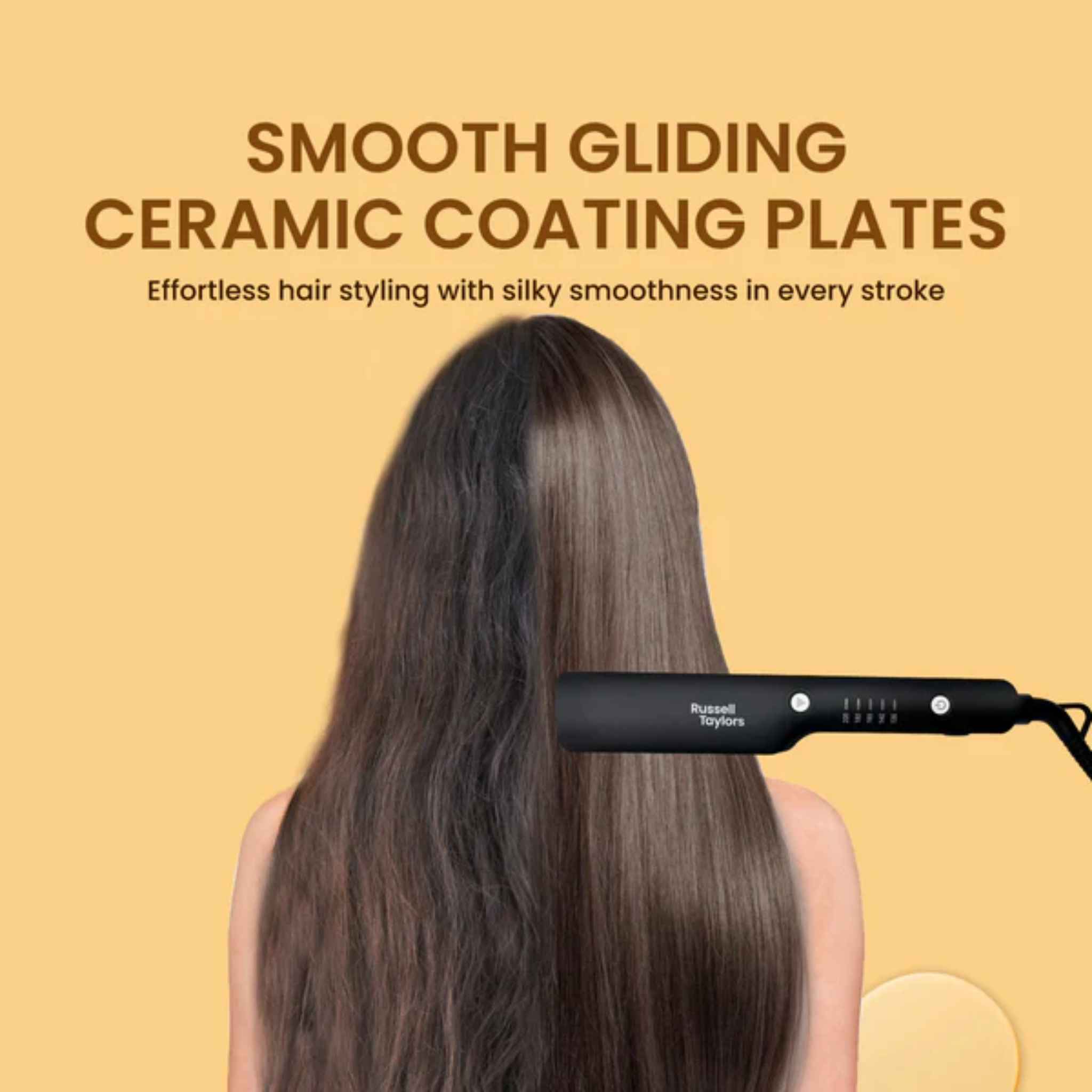 Russell Taylors Ceramic Hair Straightener (HS2)