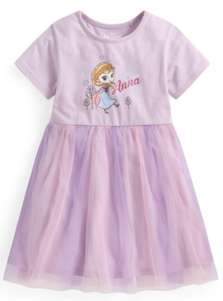 迪士尼系列紗裙短袖洋裝-童