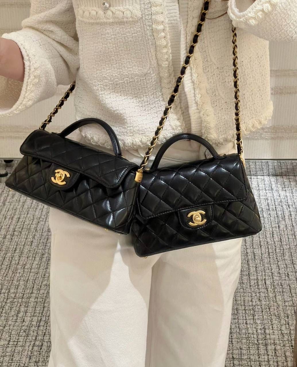 25P橫款 Kelly迷你鑒定版 👜 一包一碼 支持全球鑒定查驗身份證原廠專G GR原廠皮料過關清單資料可査詢 25P橫版MINI凱莉宛如一顆冉冉升起的新星，以其獨特的魅力，迅速捕獲了無數時尚達人的心。經典的黑金配色，是時尚界永恒的寵兒！ 五金：全銅復古金 皮料：GR原廠亮羊皮 尺寸：11.5*22*6cm