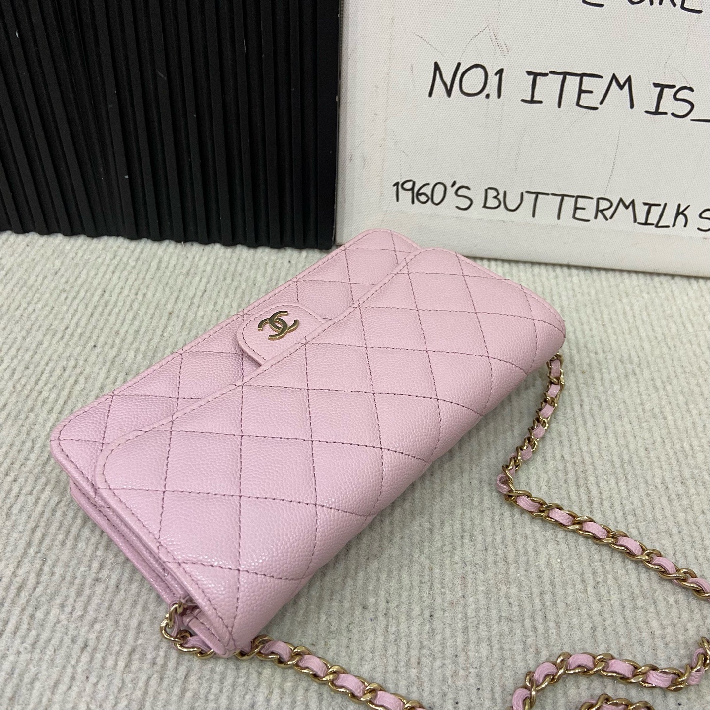 【預訂貨品】CHANEL菱格紋粉色woc  