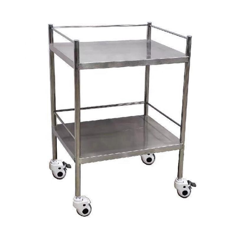 AD-CT01 Two-layer Stainless Steel Trolley 兩層不銹鋼車 (For inquiry only 此產品需報價)