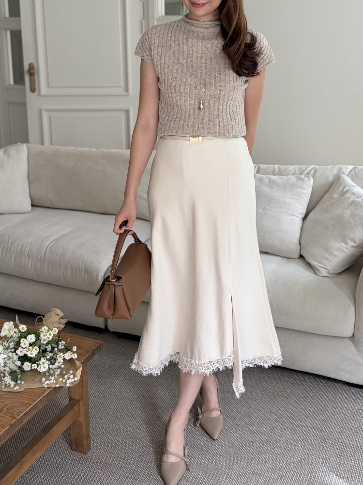 Soft Tones Cashmere Knit (Oatmeal)