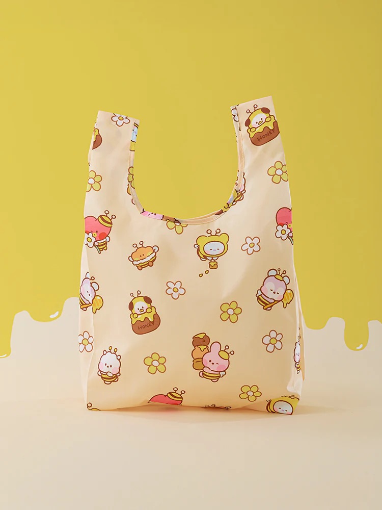 📦訂購 韓國代購 Line Friends BT21minini MARKET BAG (HONEY BEE) 購物袋