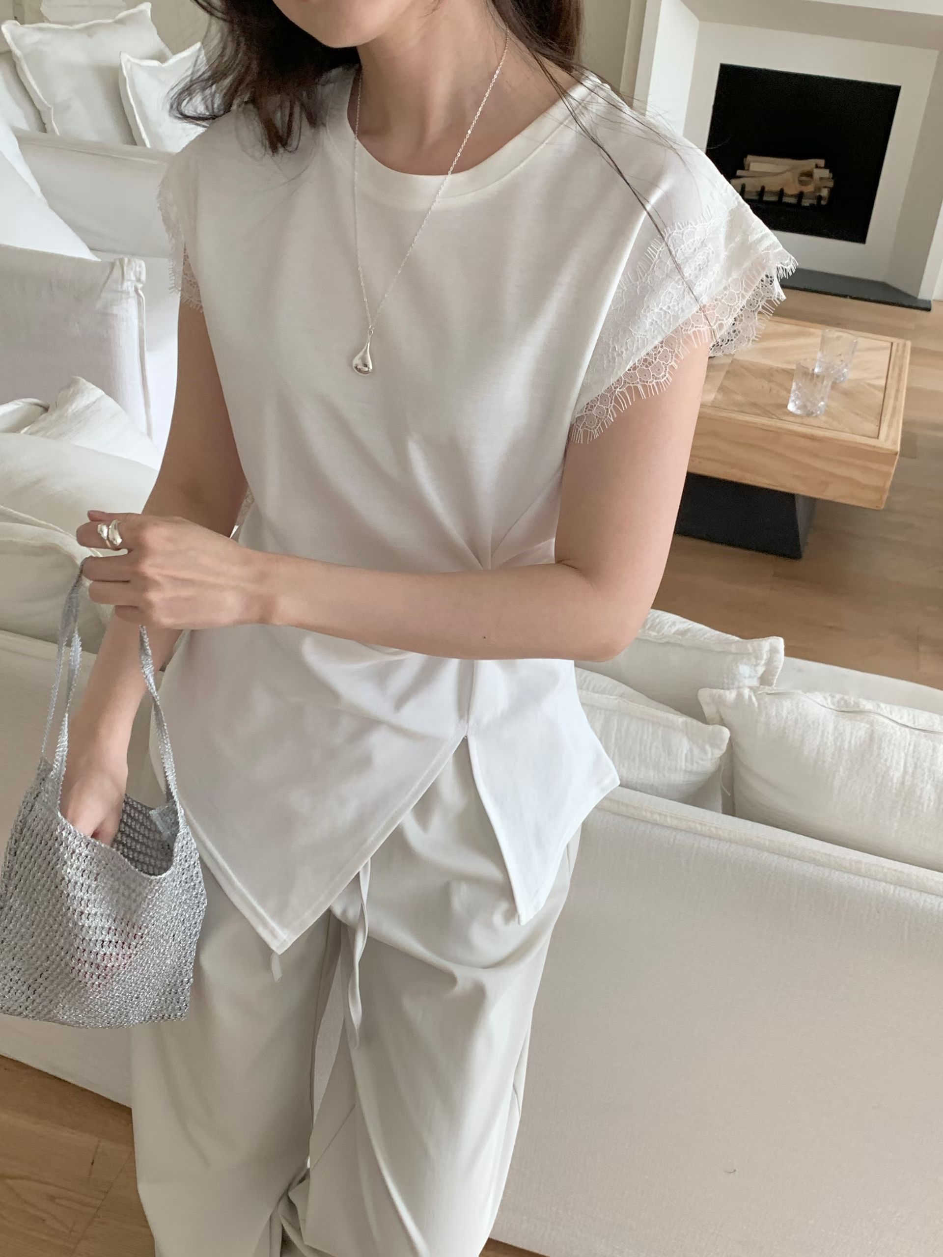 CT3 側扭lace邊背