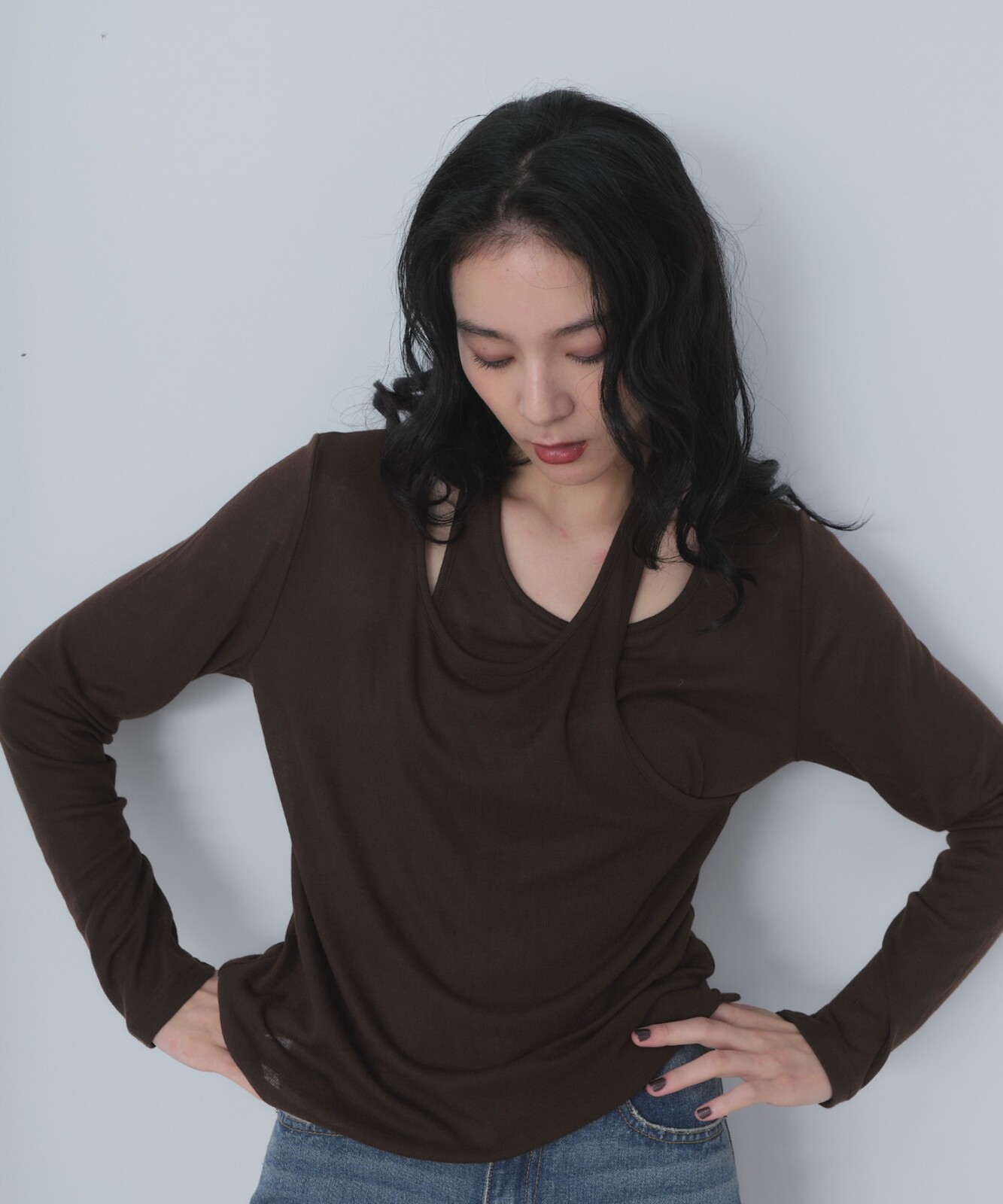 設計感薄長袖【JT031】