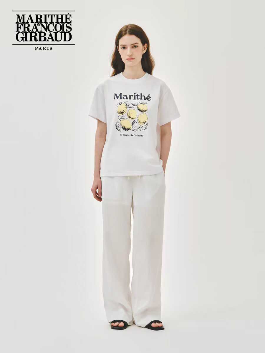 預訂 MARITHE AEROCOOL檸檬短袖Tee [貨號26C017]