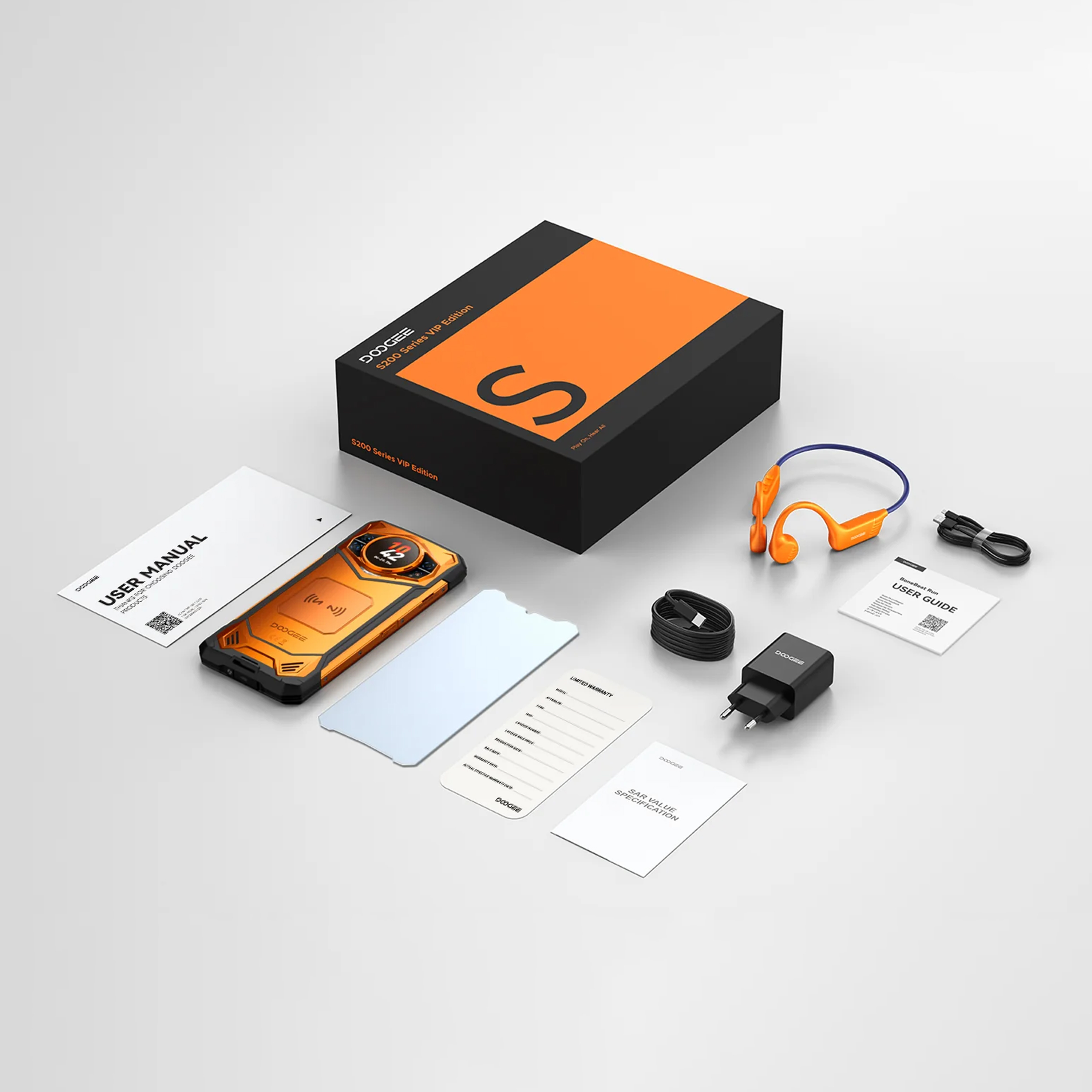 DOOGEE S200 E Series 5G | 6.72吋 120Hz 10100mAh 1.32吋 AMOLED背屏 夜視 WiFi6 AI工具 三防手機 Rugged Phone