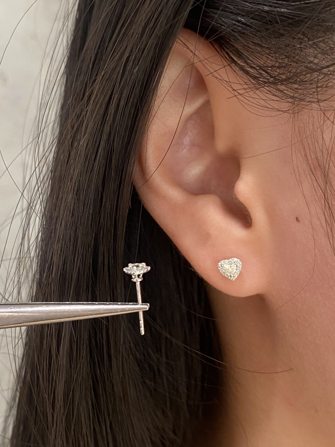 18K Diamond Earrings 