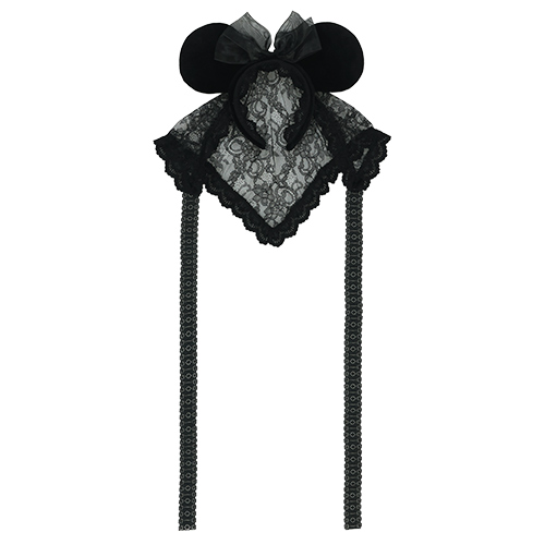 【預訂】TDR Disney Halloween 2026 - lace 頭箍 (black)