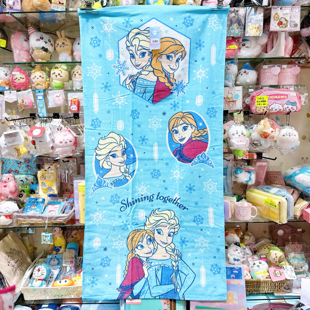 日本版Elsa/小魚仙/小熊維尼大浴巾 120×60 cm