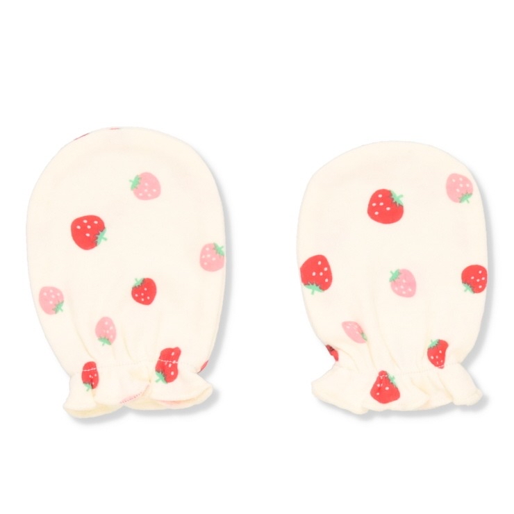 🇯🇵限量預訂 日本直送🇯🇵草莓牛奶印花新生兒禮盒三件套