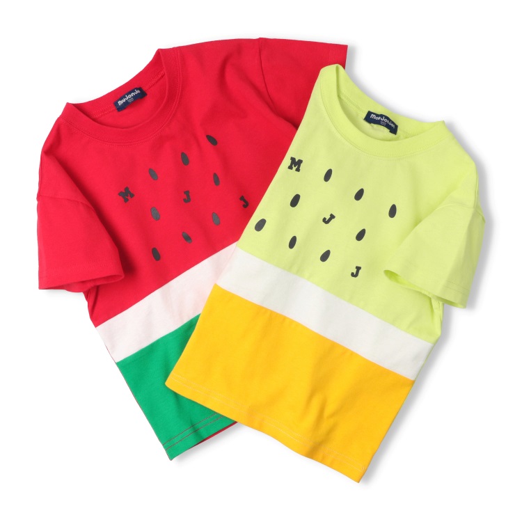 🆕【⭐訂購⭐】  日本直送🌀西瓜🍉 / 奇異果🥝 撞色短袖Tee🌀[ELCA-0227][260425]