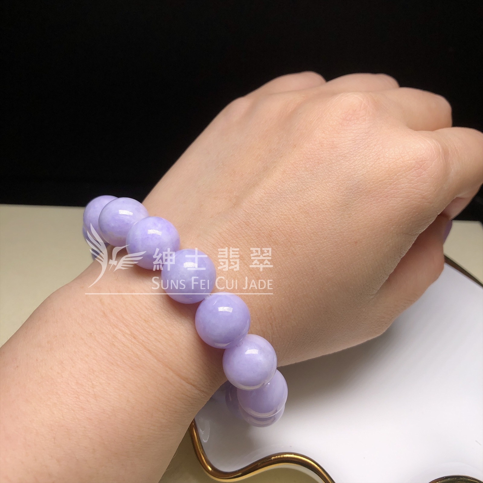 🎁紫羅蘭手串13mm  CA00597