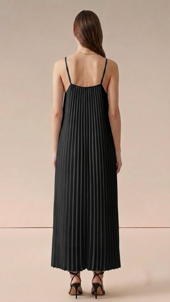 W6601A - Pleated Dress