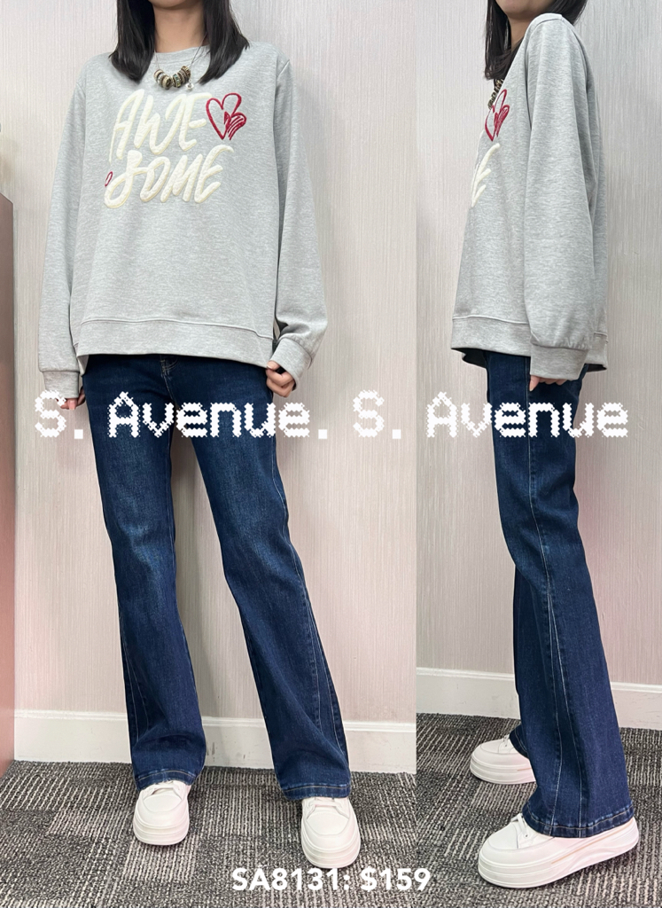 SA8131: 長袖awesome靚料衞衣