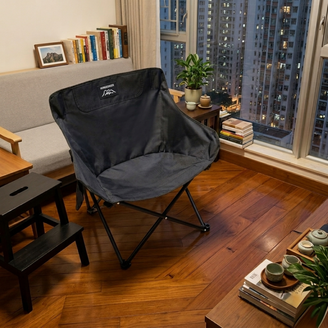 獅子山專屬戶外/室內兩用摺椅 (附送收納孭袋)