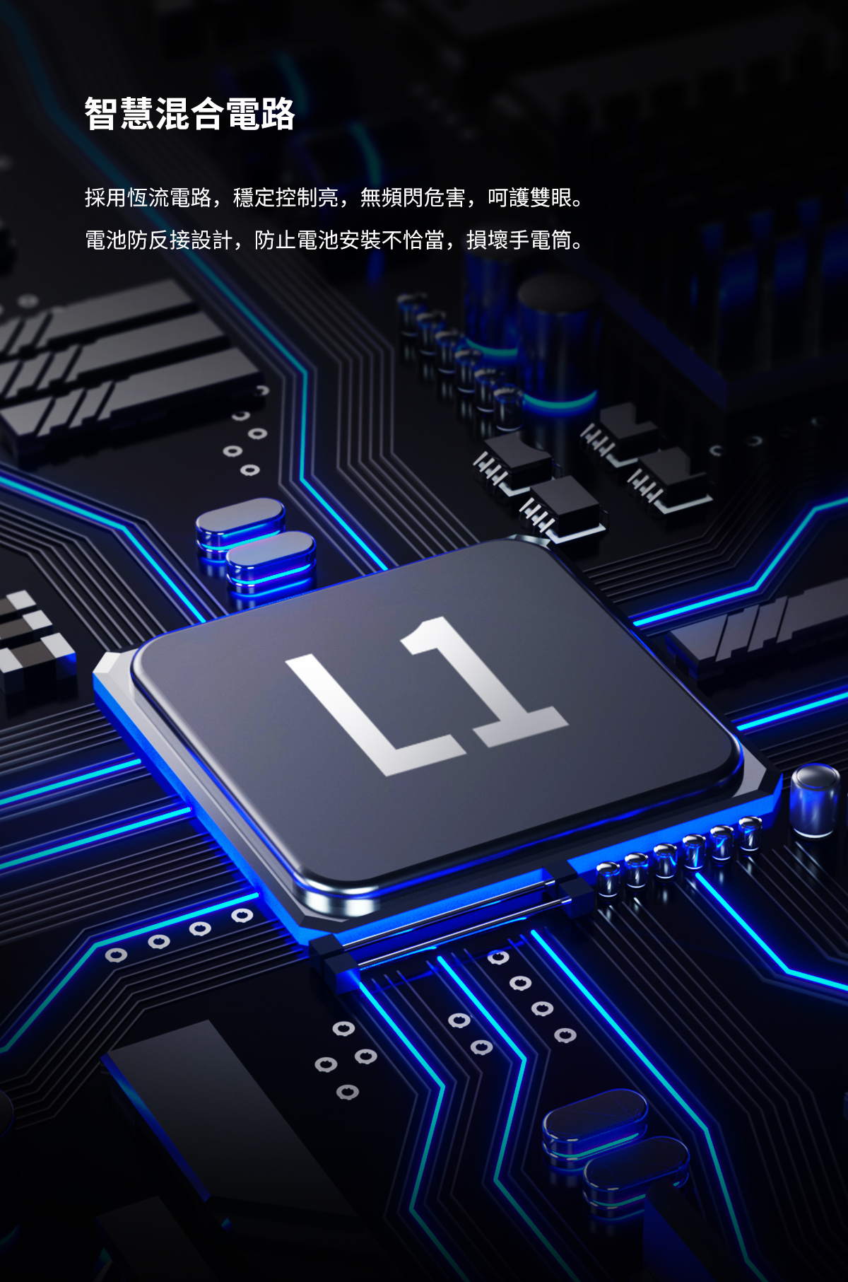 Wuben L1 雙光源旋轉頭工作燈
