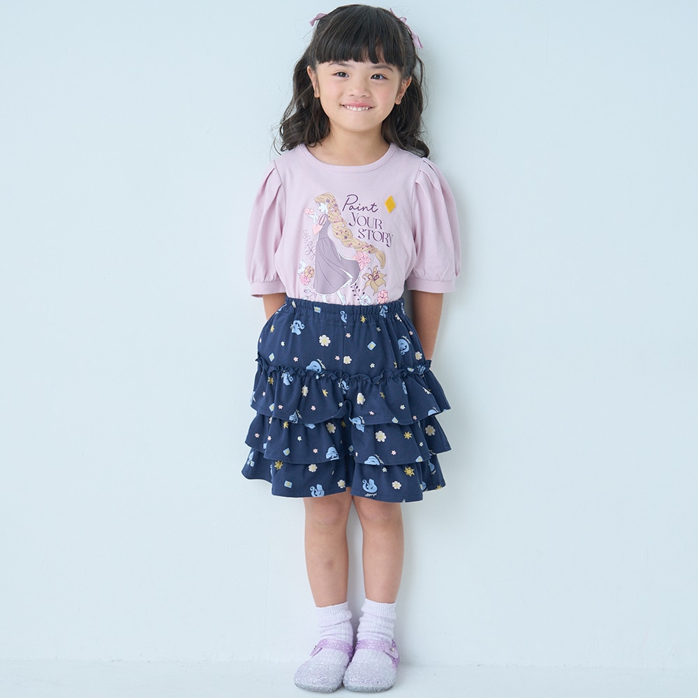 🆕【⭐訂購⭐】🌀 🇯🇵 日本直送 #Disney #Elsa / #Rapunzel 速乾 多層荷葉邊 裙褲🌀 [ELCA-0194][260421]