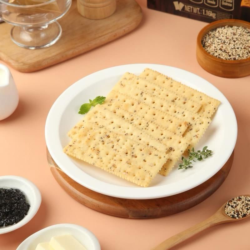 山姆會員商店 - Tafe 黑松露火腿蘇打餅乾(藜麥奇亞籽風味) 1.16公斤 平行進口