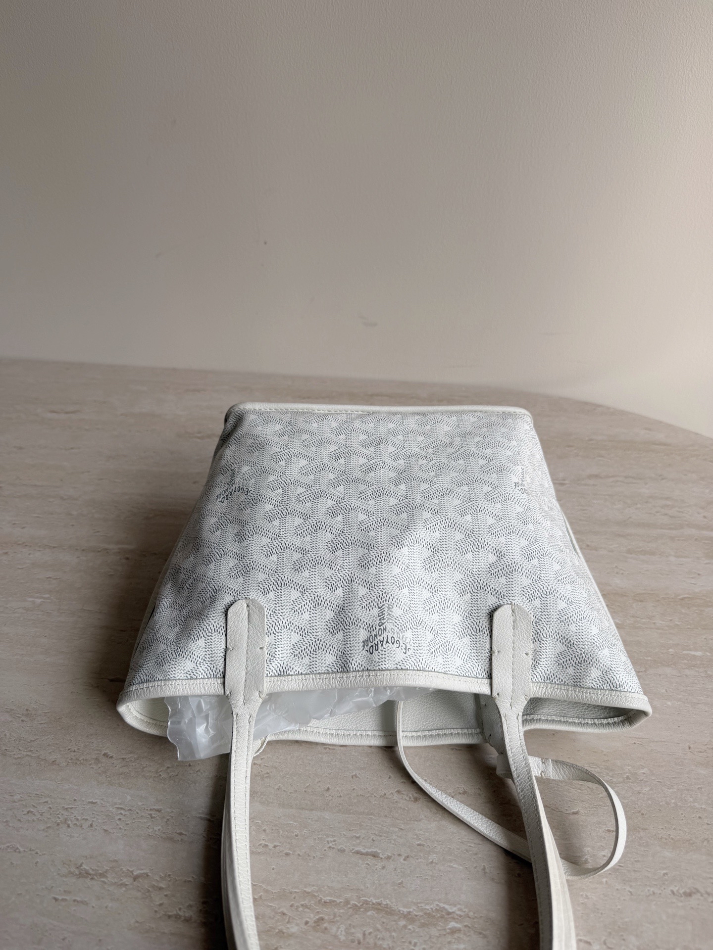 【預訂貨品】Goyard老花mini白色子母tote 