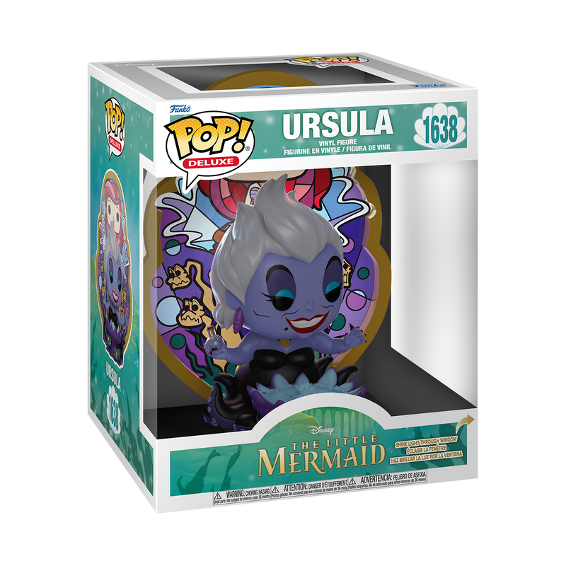 📦訂購 美國代購 Funko POP! Disney Deluxe Ursula (Ariel Stained Glass) Figure 烏蘇拉 模型