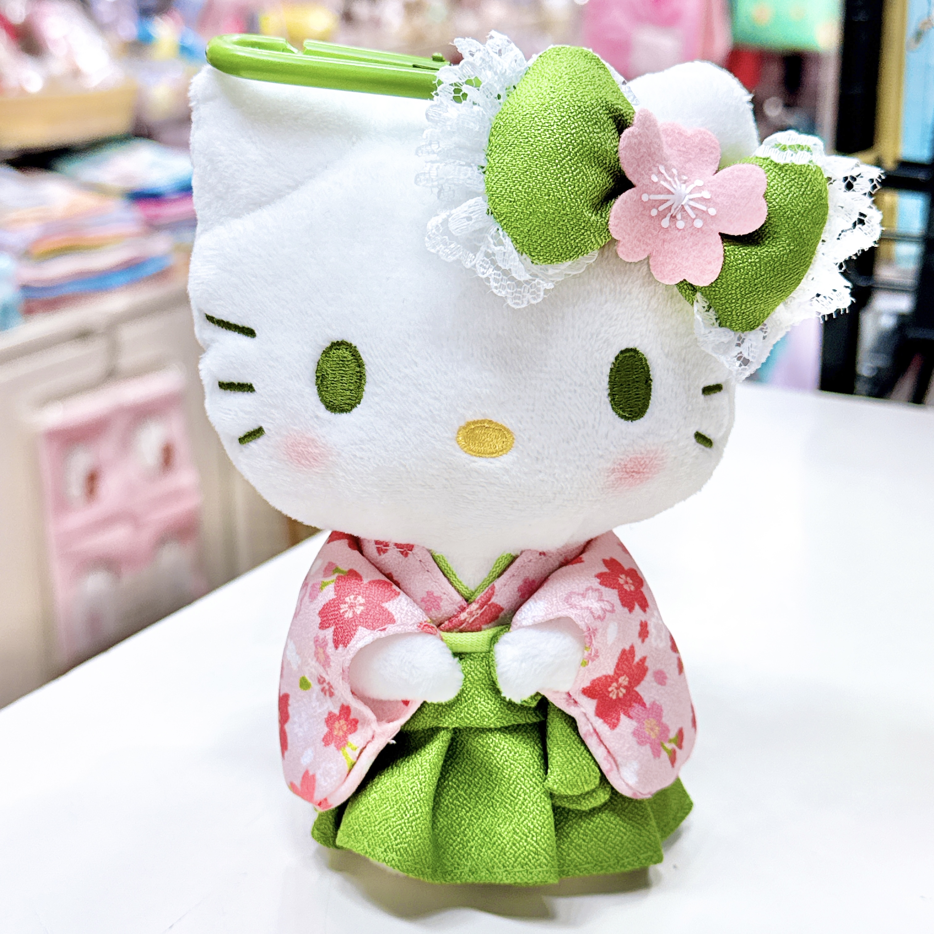 日本版Sanrio-抹茶着物 公仔掛飾/環保袋