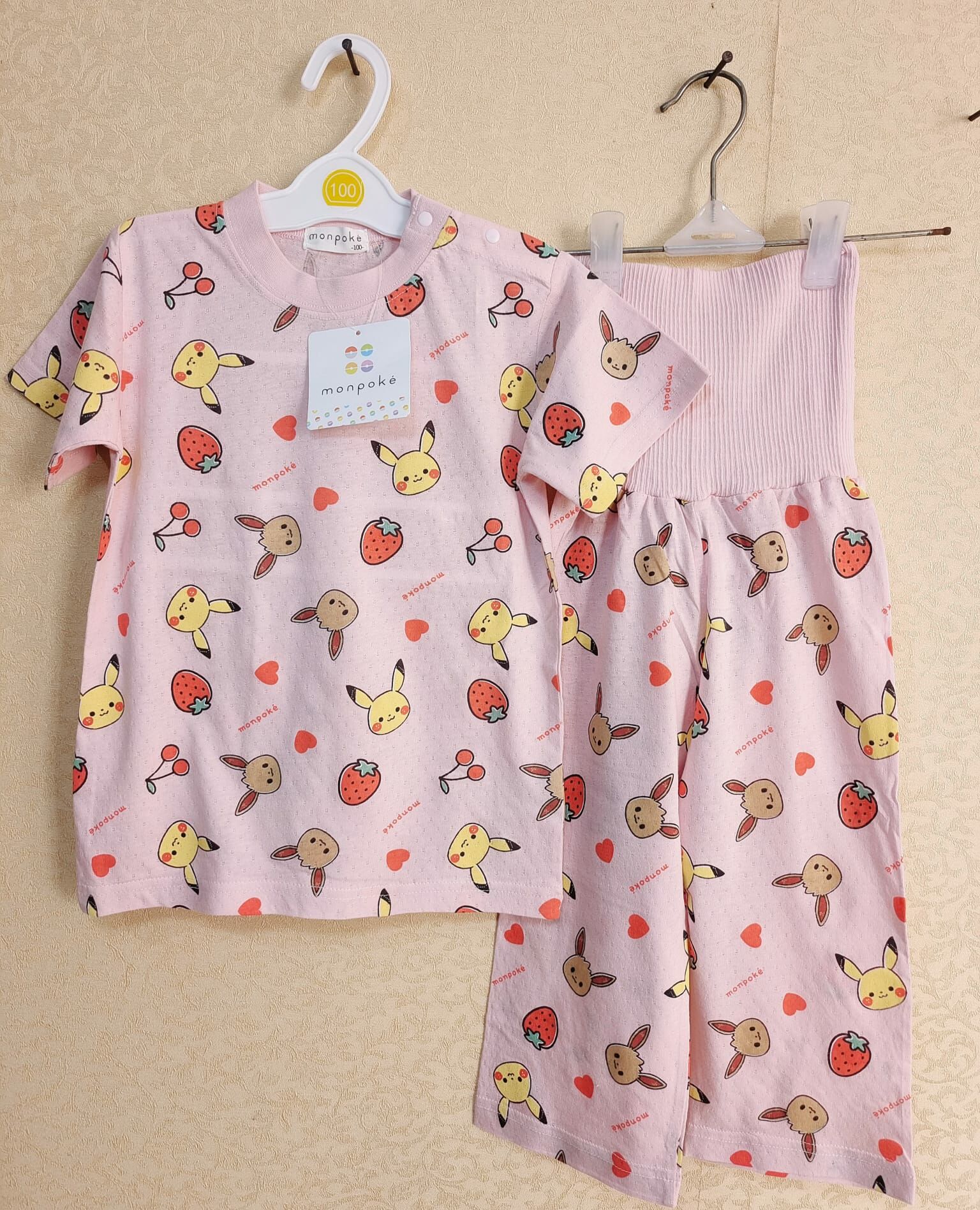 日本Monpoke空氣綿包肚短袖套裝 -1套 現貨