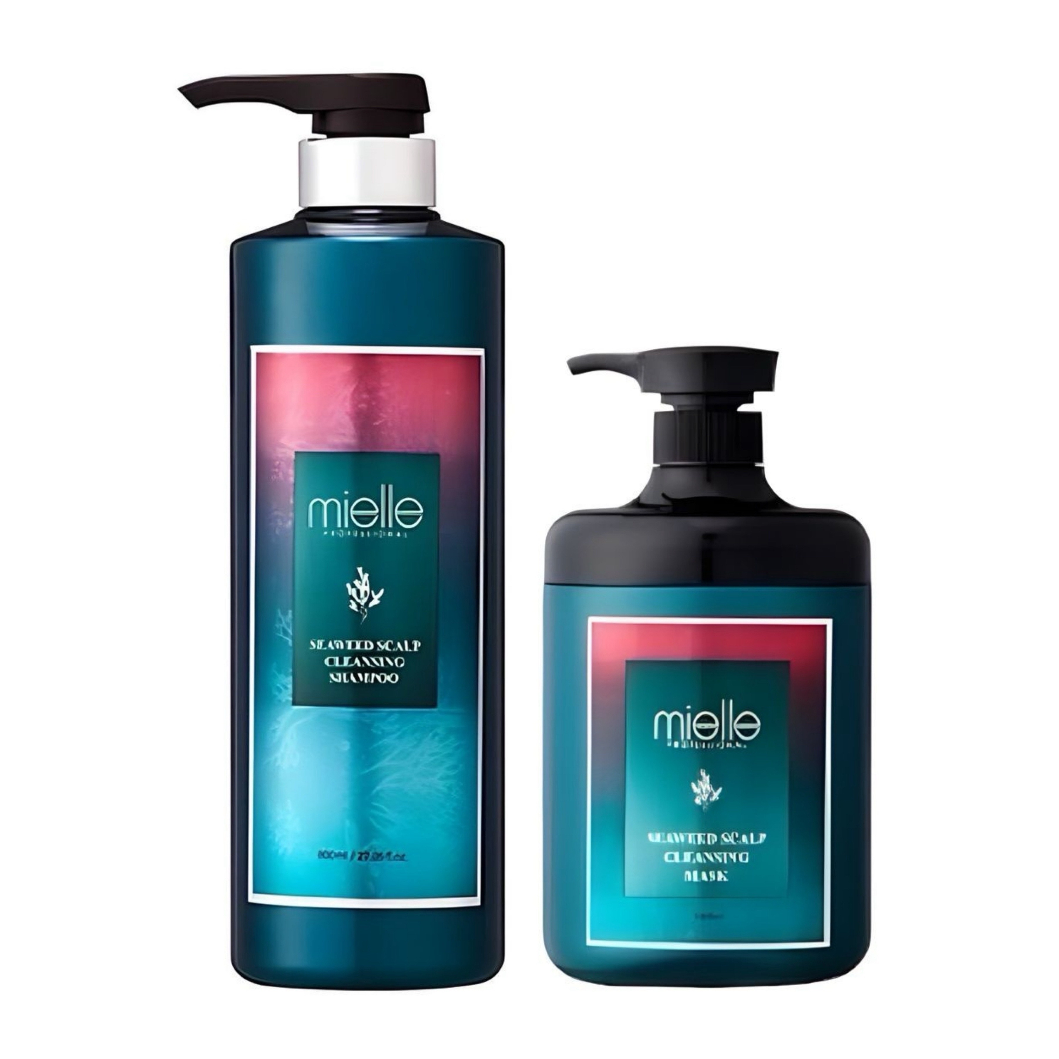 Mielle Seaweed Scalp Cleansing Shampoo+Mask 米樂絲海藻頭皮抗敏洗護套裝 800ml+1000g 